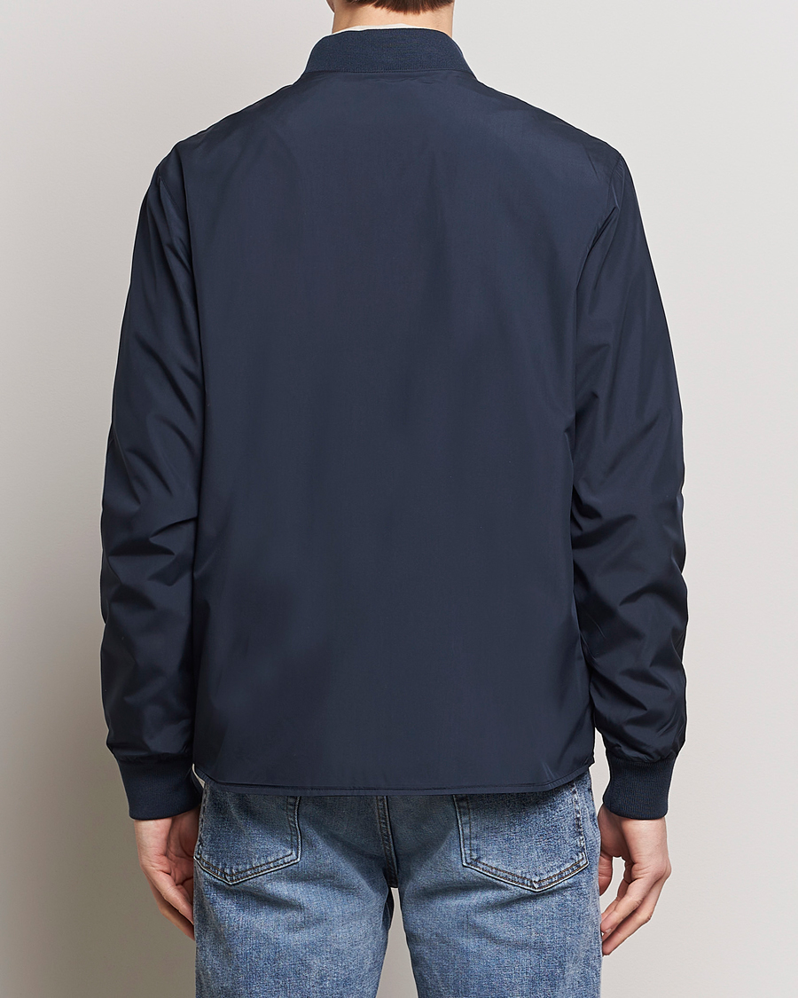Men | Coats & Jackets | Lyle & Scott | Nylon Bomber Jacket Dark Navy
