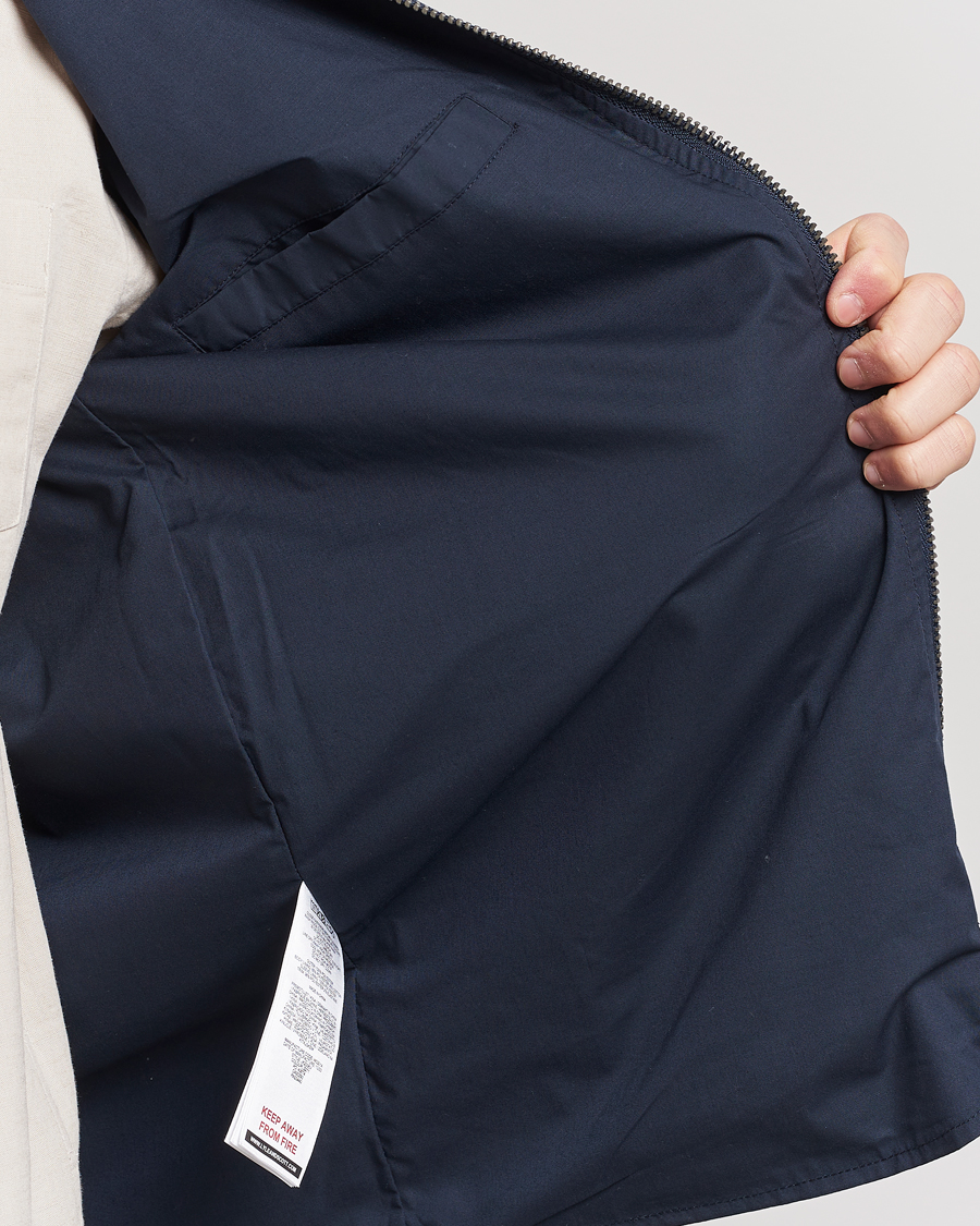 Men | Coats & Jackets | Lyle & Scott | Nylon Bomber Jacket Dark Navy