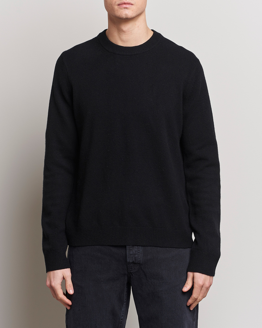Men | Sweaters & Knitwear | Samsøe Samsøe | Isak Crew Neck Black