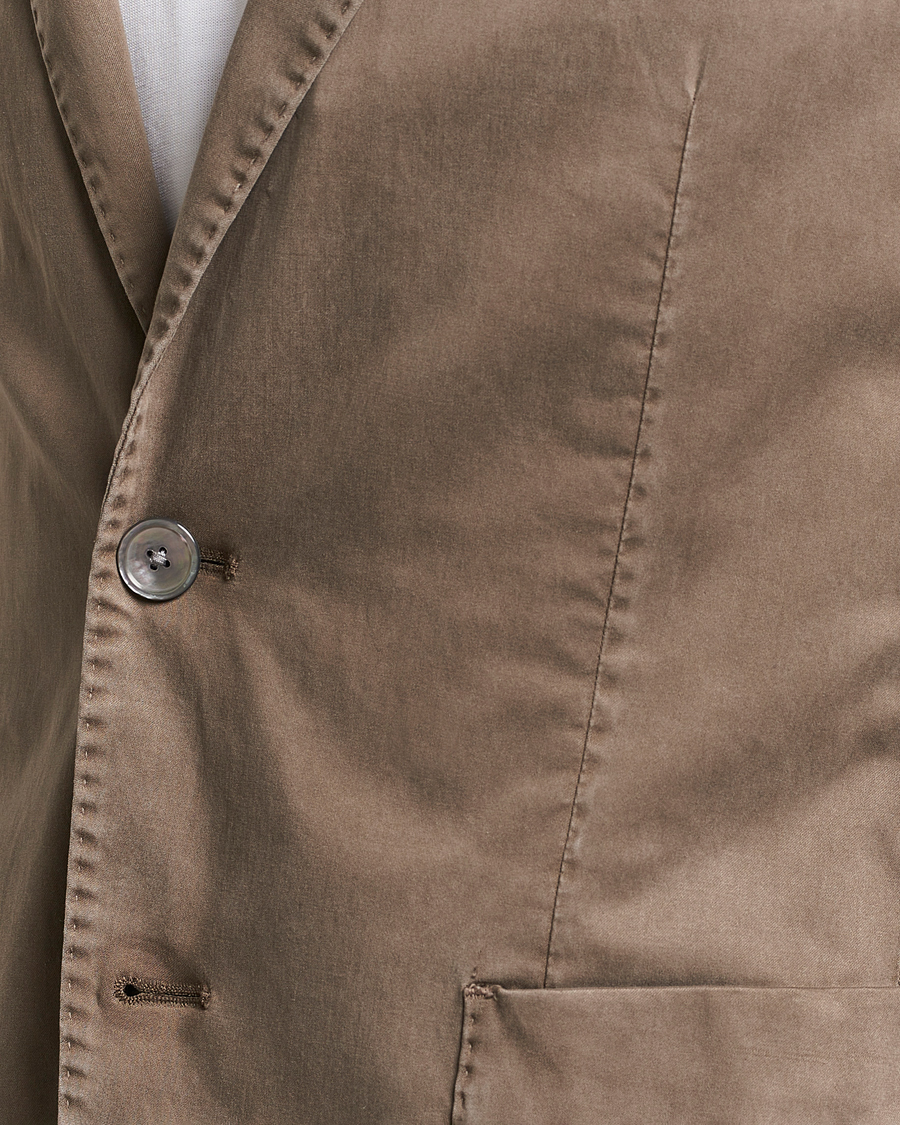 Men | Suits | BOSS BLACK | Hanry Cotton Suit Open Brown