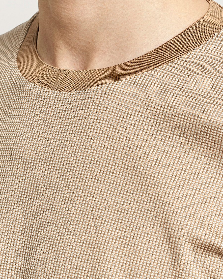 Men | T-Shirts | BOSS BLACK | Tiburt Crew Neck T-Shirt Medium Beige