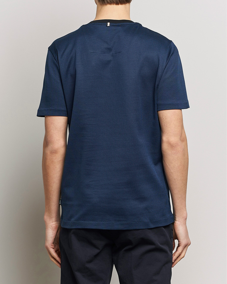 Men | T-Shirts | BOSS BLACK | Tiburt Crew Neck T-Shirt Dark Blue