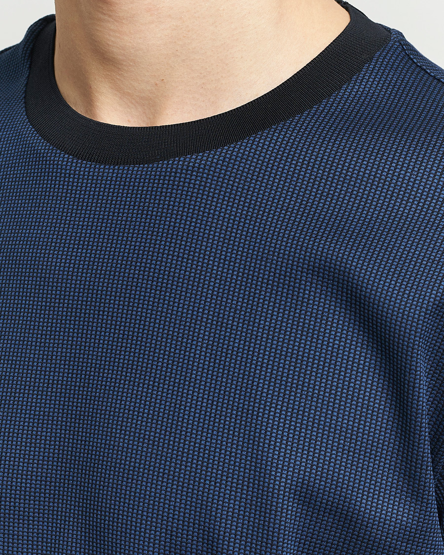 Men | T-Shirts | BOSS BLACK | Tiburt Crew Neck T-Shirt Dark Blue