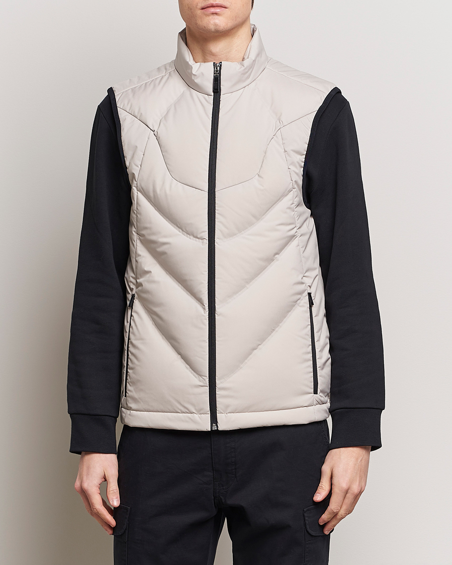 Men | Coats & Jackets | BOSS GREEN | Titanium Vest Light Beige