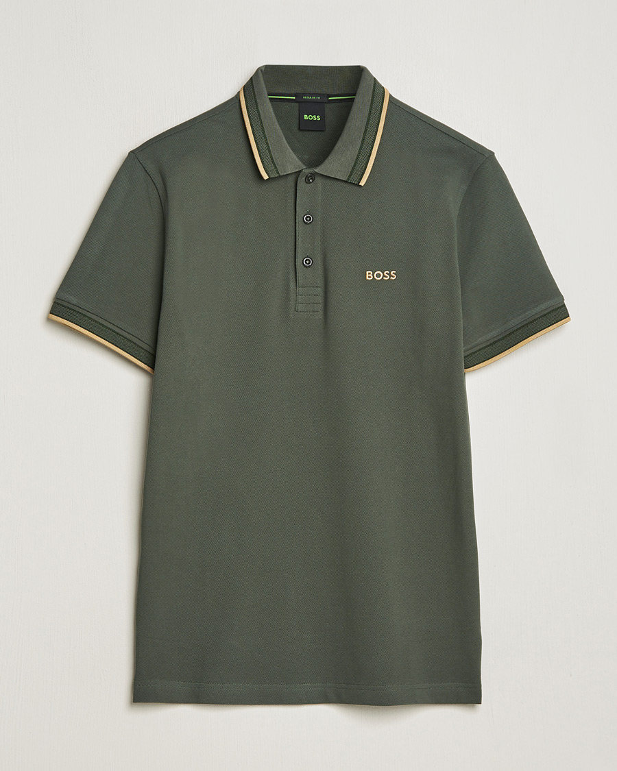 Men | Polo Shirts | BOSS GREEN | Paddy Piké Open Green