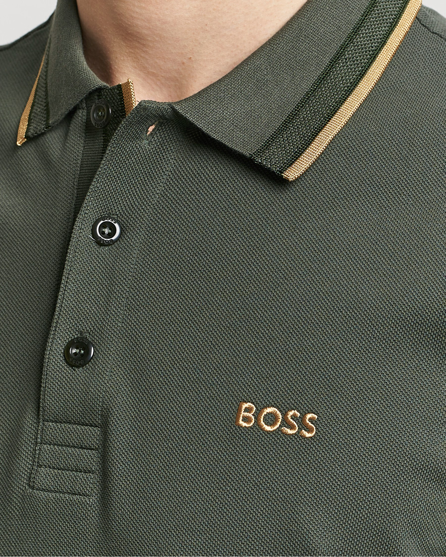 Men | Polo Shirts | BOSS GREEN | Paddy Piké Open Green