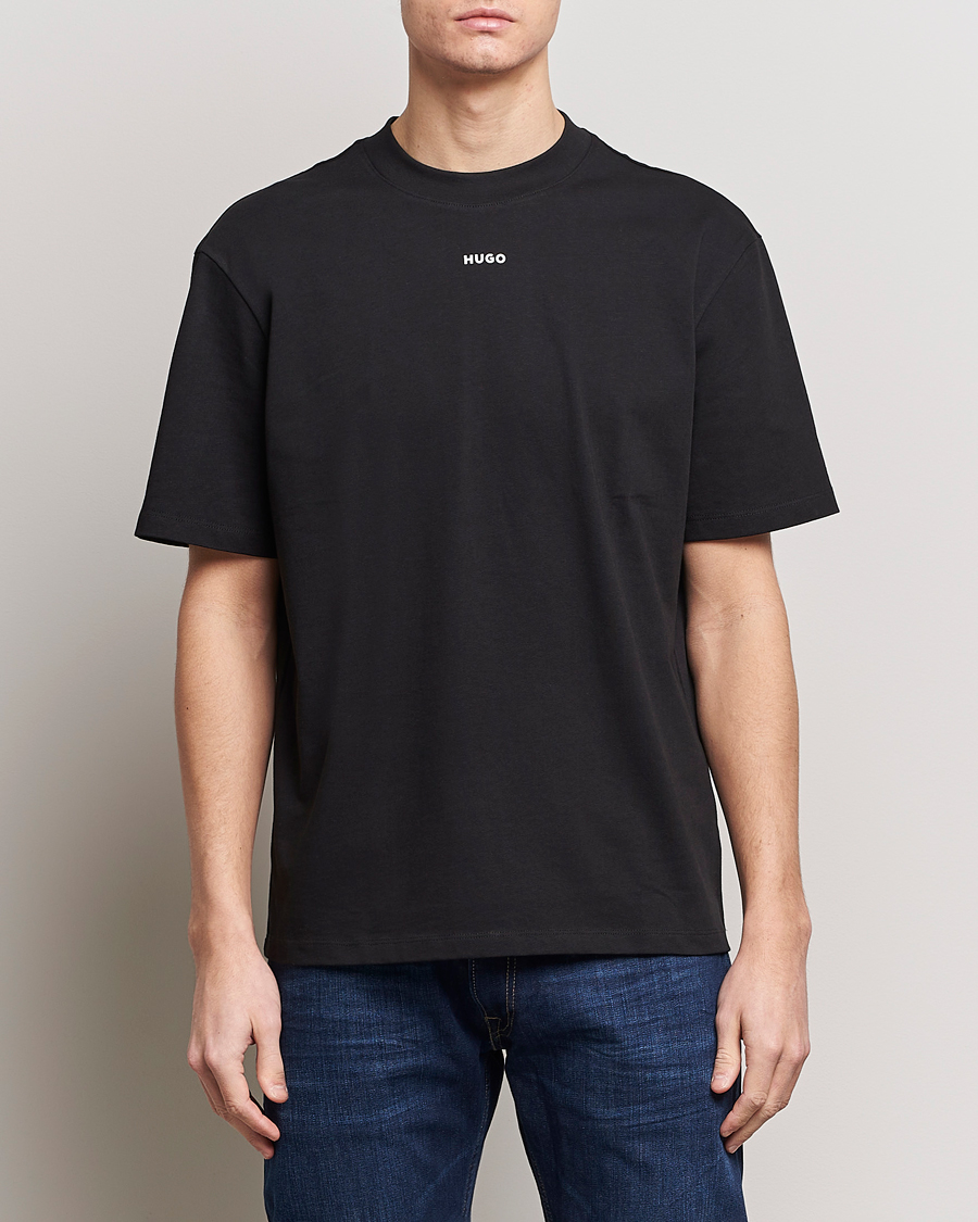 Men | T-Shirts | HUGO | Dapolino T-Shirt Black