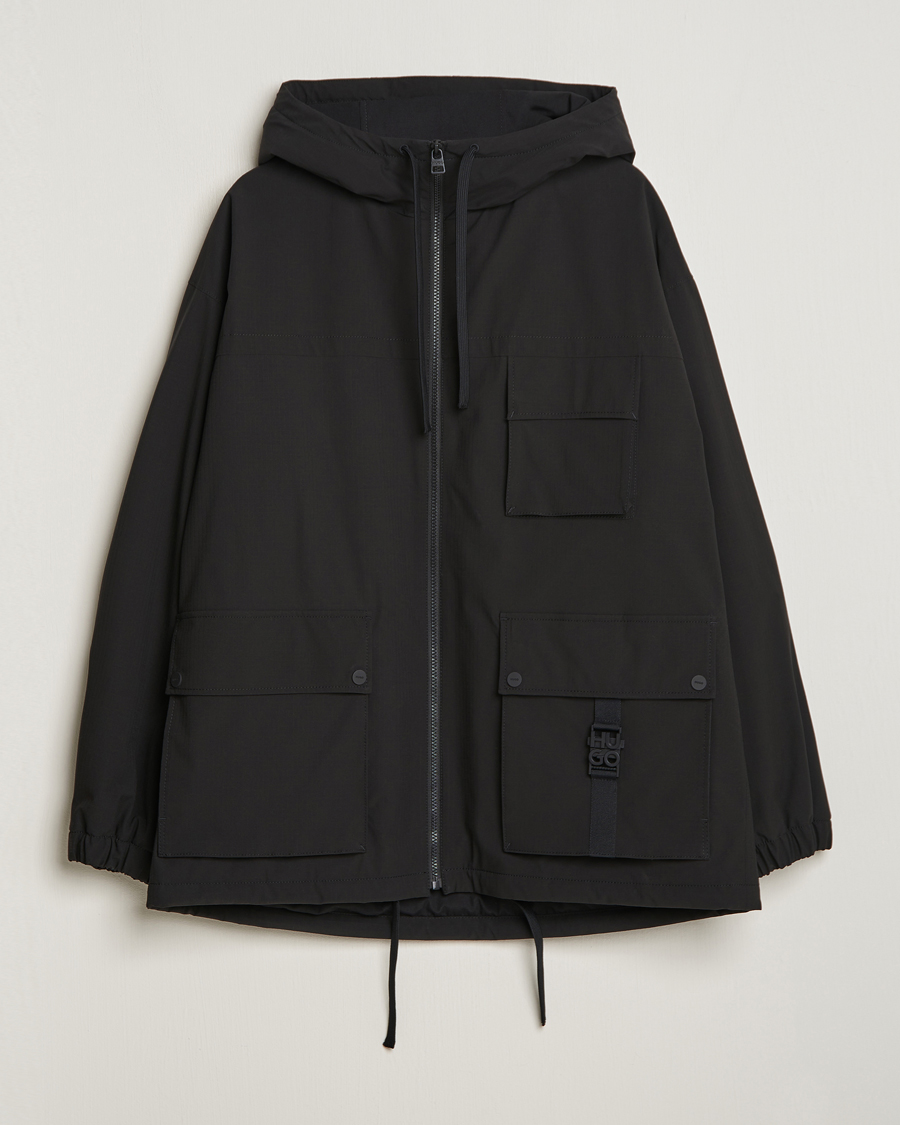 Men | Coats & Jackets | HUGO | Borjo Hooded Jacket Black