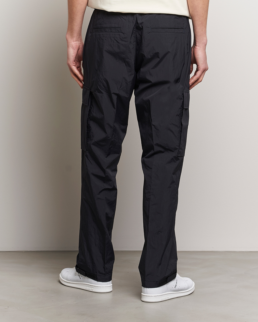 Men | Trousers | HUGO | Gero Nylon Cargo Pants Black