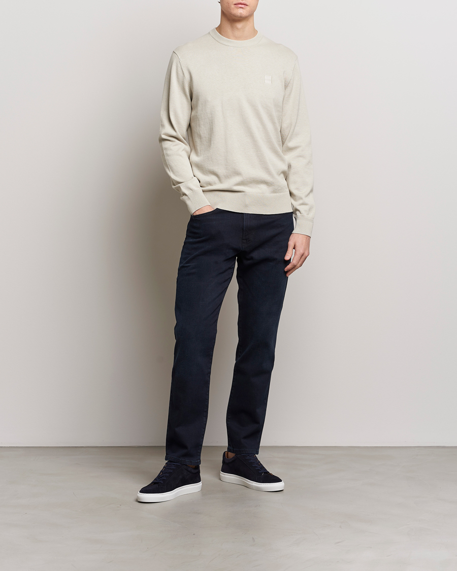 Men | Sweaters & Knitwear | BOSS ORANGE | Kanovano Knitted Sweater Light Beige