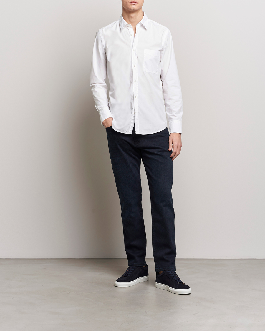 Men | Shirts | BOSS ORANGE | Relegant Cotton Pocket Shirt White