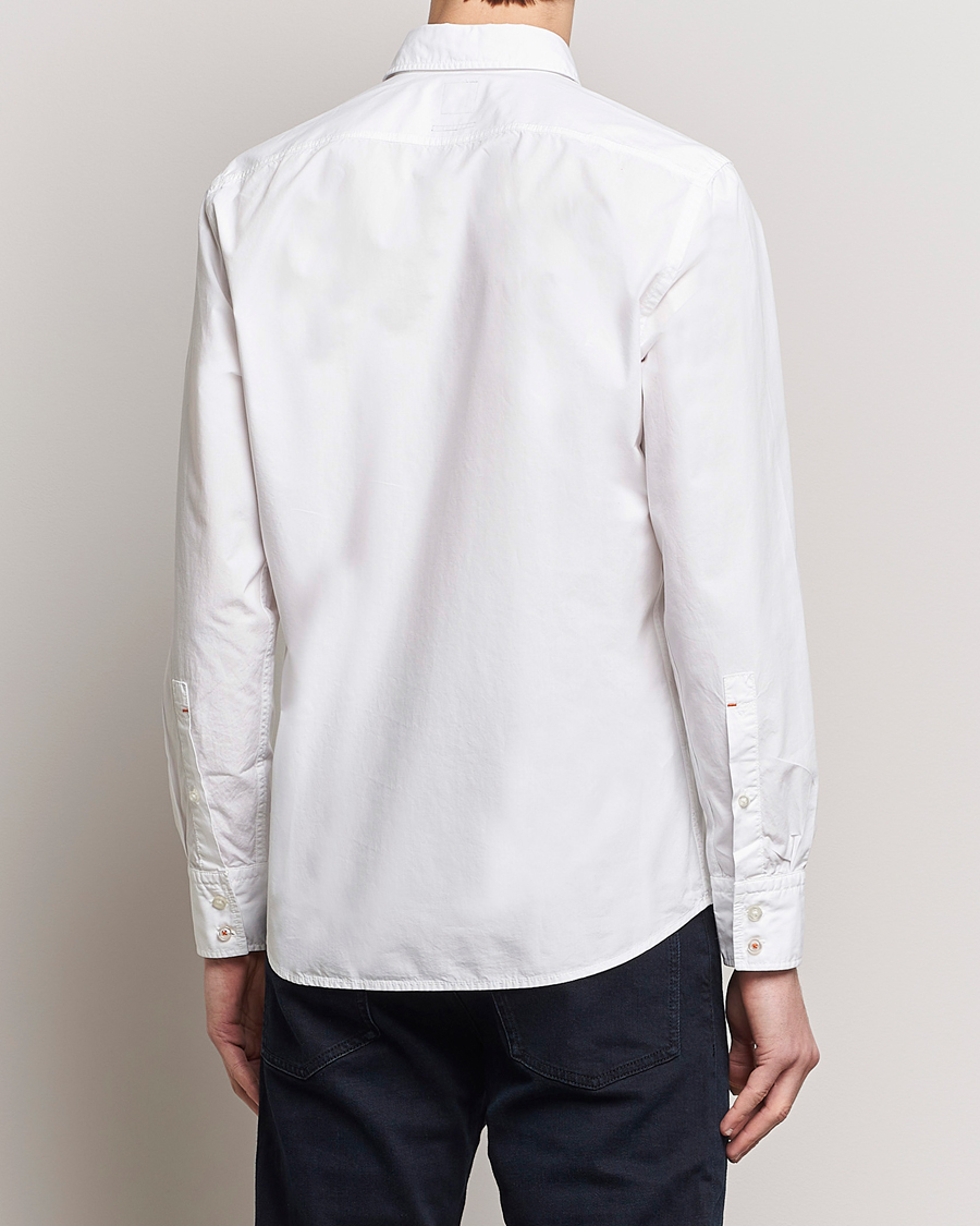Men | Shirts | BOSS ORANGE | Relegant Cotton Pocket Shirt White