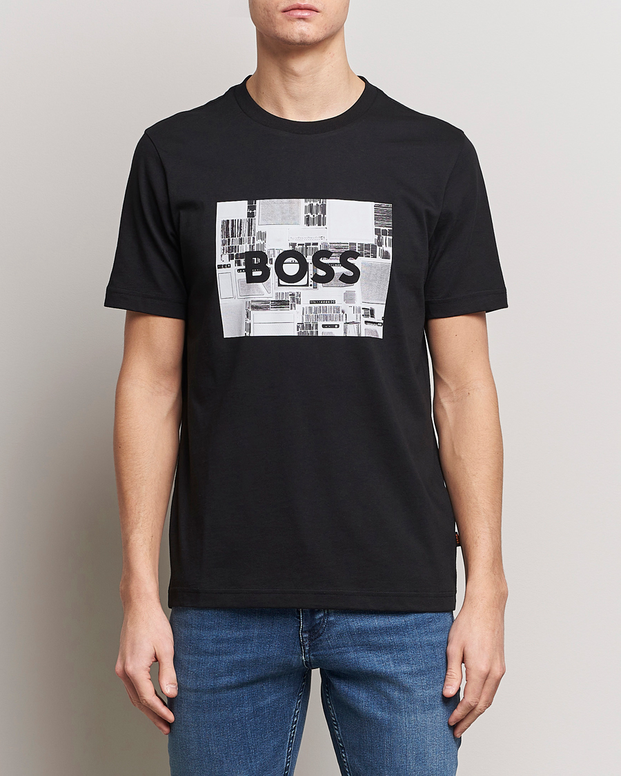Men |  | BOSS ORANGE | Heavy Logo T-Shirt Black
