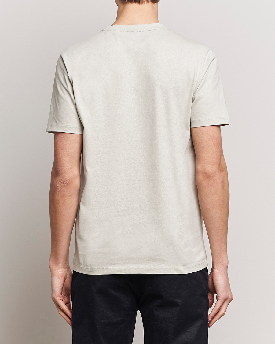 Men | T-Shirts | BOSS ORANGE | Tales Logo Crew Neck T-Shirt Light Beige