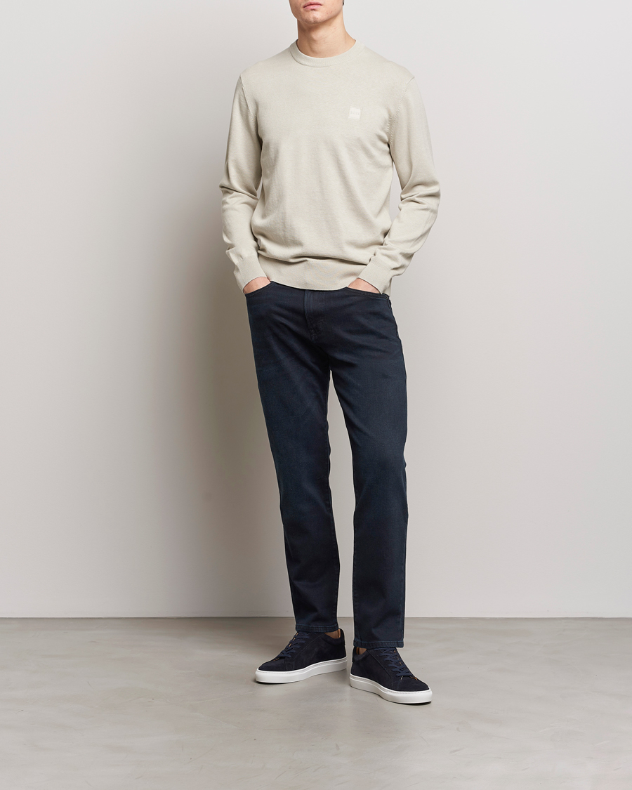 Men | Jeans | BOSS ORANGE | Re.Maine Regular Fit Stretch Jeans Dark Blue