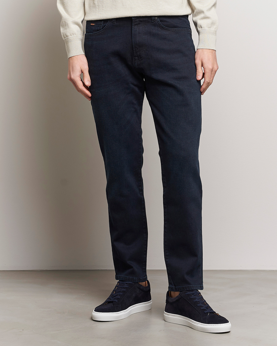 Men |  | BOSS ORANGE | Re.Maine Regular Fit Stretch Jeans Dark Blue