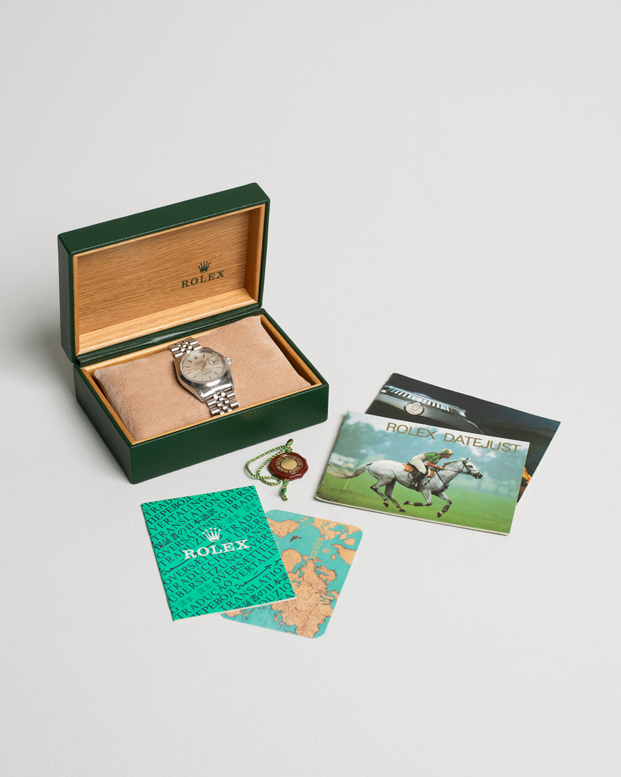 Men | Rolex Pre-Owned Datejust 16200 Oystert Perpetual Steel Silver | Rolex Pre-Owned | Datejust 16200 Oystert Perpetual Steel Silver