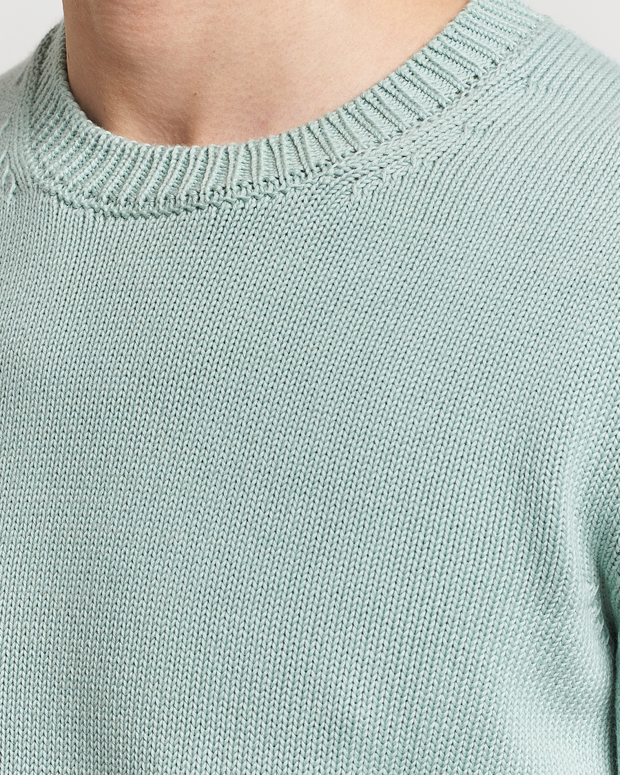 Men | Sweaters & Knitwear | Zanone | Soft Cotton Crewneck Sweater Mint