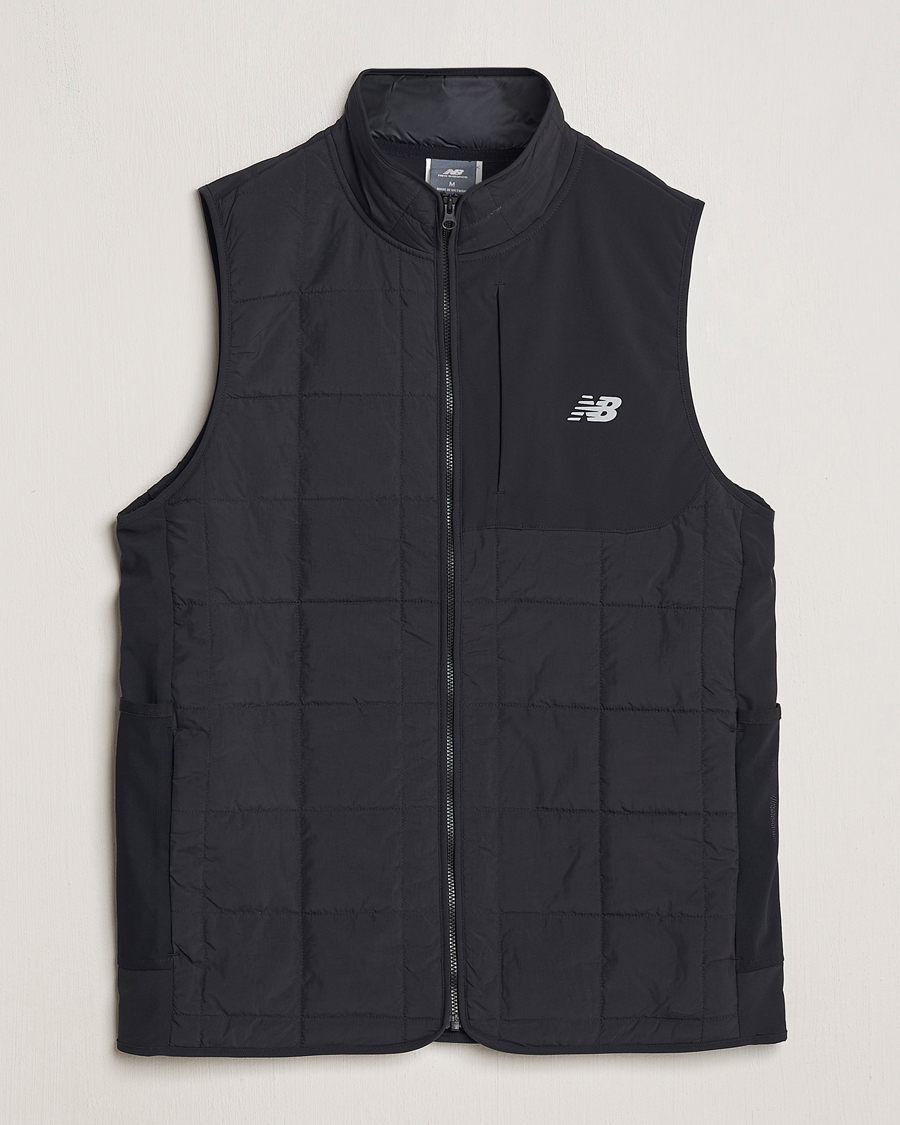 Men | Coats & Jackets | New Balance Running | Athletics Heat Layer Run Vest Black