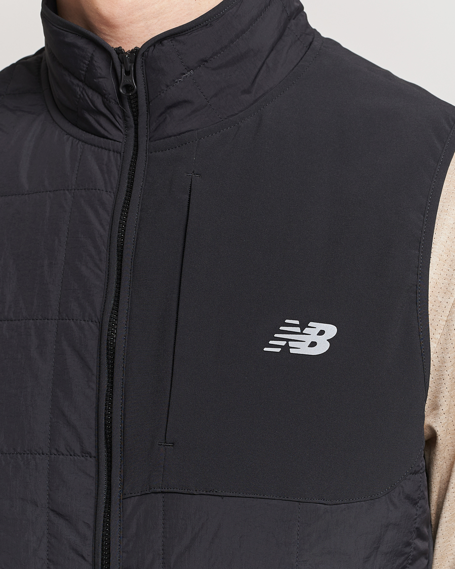 Men | Coats & Jackets | New Balance Running | Athletics Heat Layer Run Vest Black