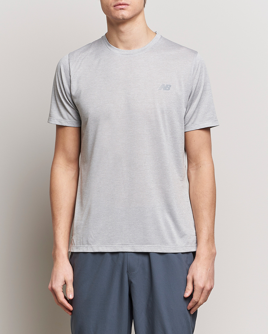 Men |  | New Balance Running | Athletics Run T-Shirt Athletic Grey