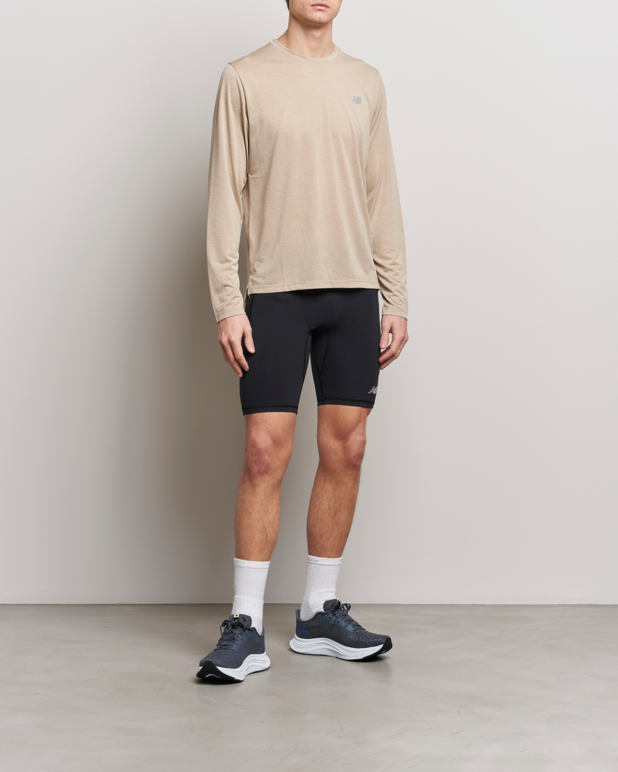 Men | Shorts | New Balance Running | Athletics Run Half Tight Black