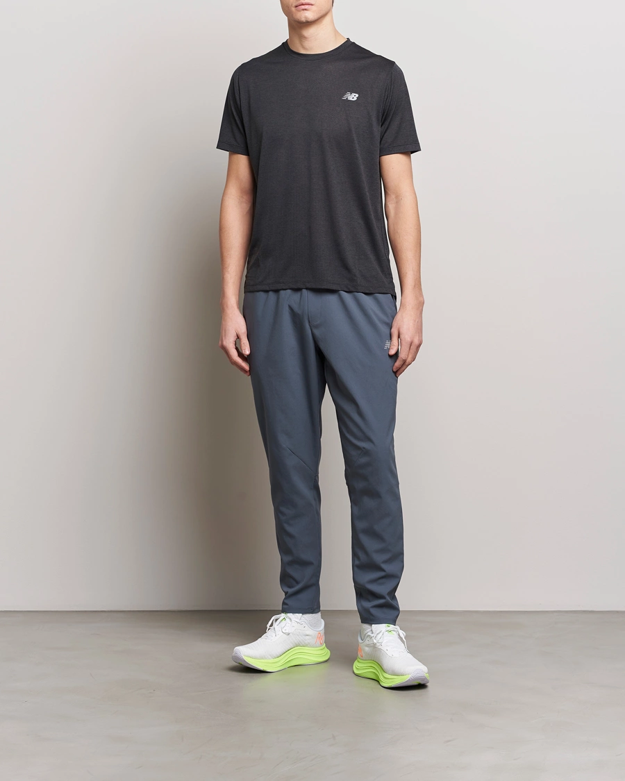 Men | Trousers | New Balance Running | Stretch Woven Pants Graphite