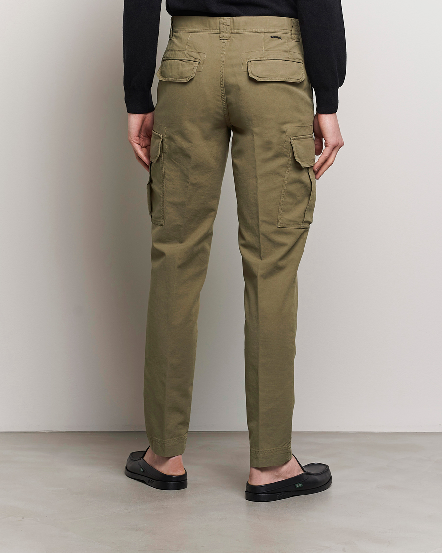 Men | Trousers | Incotex | Slim Fit Cargo Pants Military Green