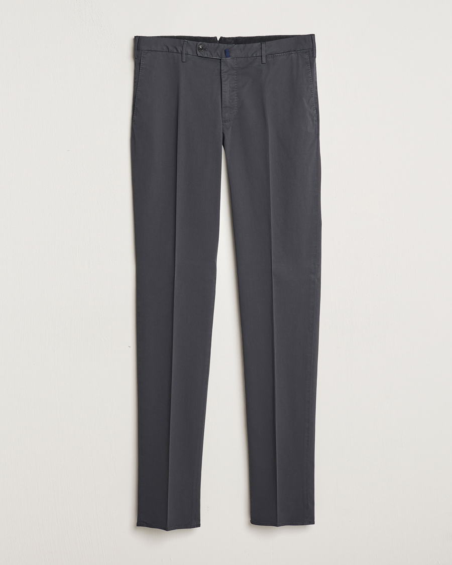 Men | Trousers | Incotex | Regular Fit Comfort Chinos Charcoal