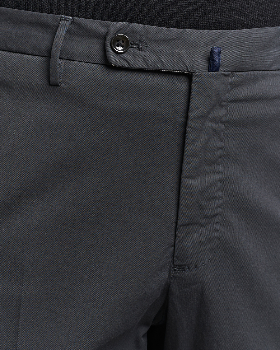 Men | Trousers | Incotex | Regular Fit Comfort Chinos Charcoal