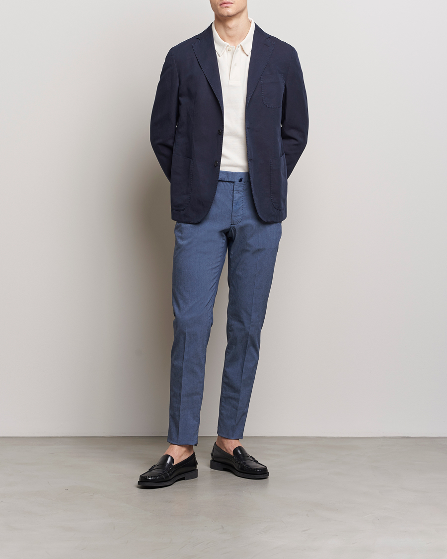 Men | Blazers | Incotex | Unconstructed Chinolino Blazer Navy