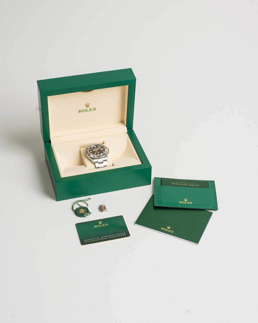 Men | Rolex Pre-Owned Explorer II 226570 Silver | Rolex Pre-Owned | Explorer II 226570 Silver