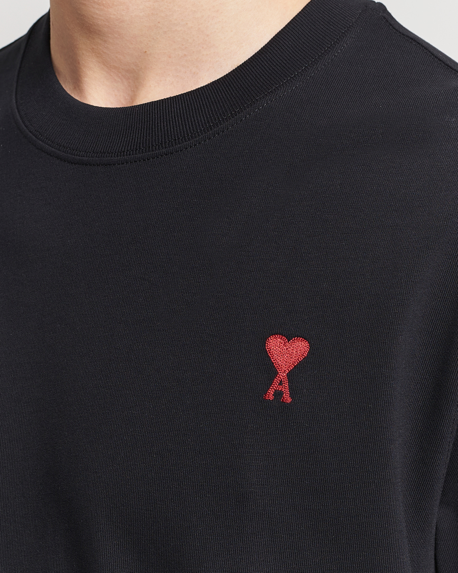 Men | T-Shirts | AMI | Heart Logo T-Shirt Black