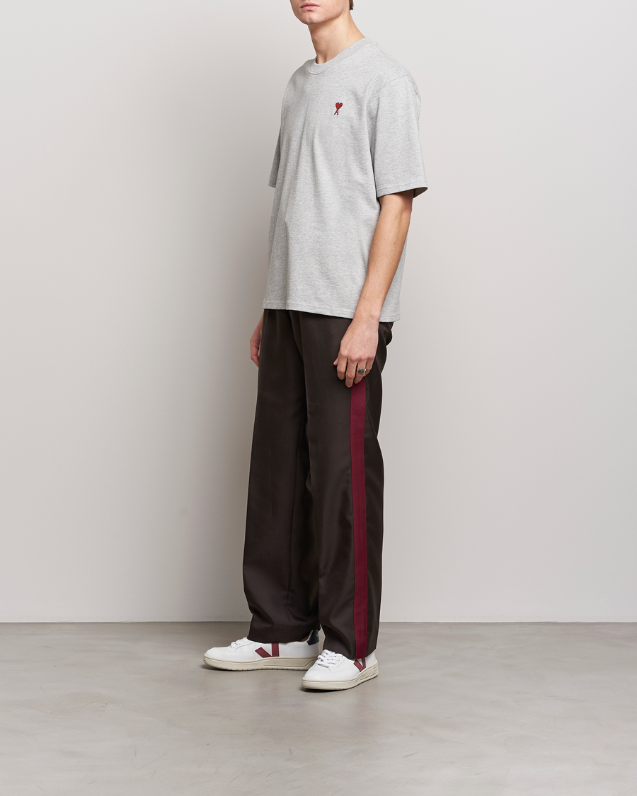 Men | T-Shirts | AMI | Heart Logo T-Shirt Heather Grey