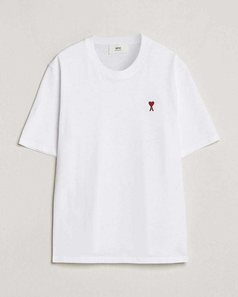 Men | T-Shirts | AMI | Heart Logo T-Shirt White