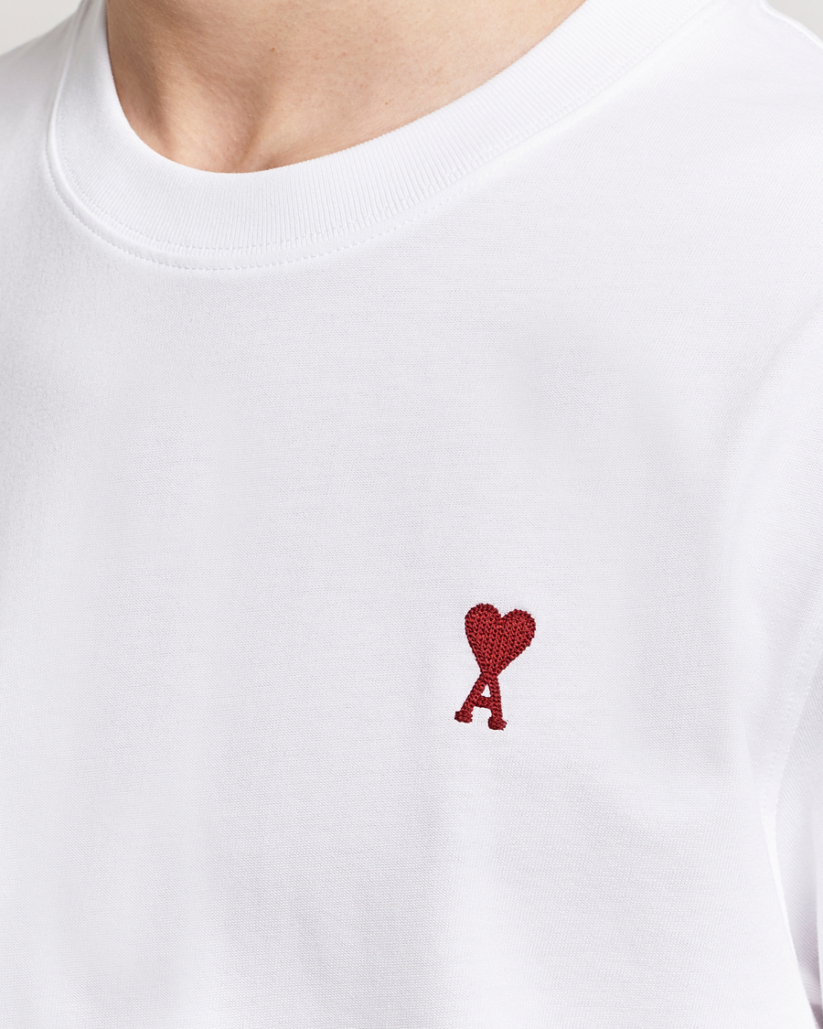 Men | T-Shirts | AMI | Heart Logo T-Shirt White