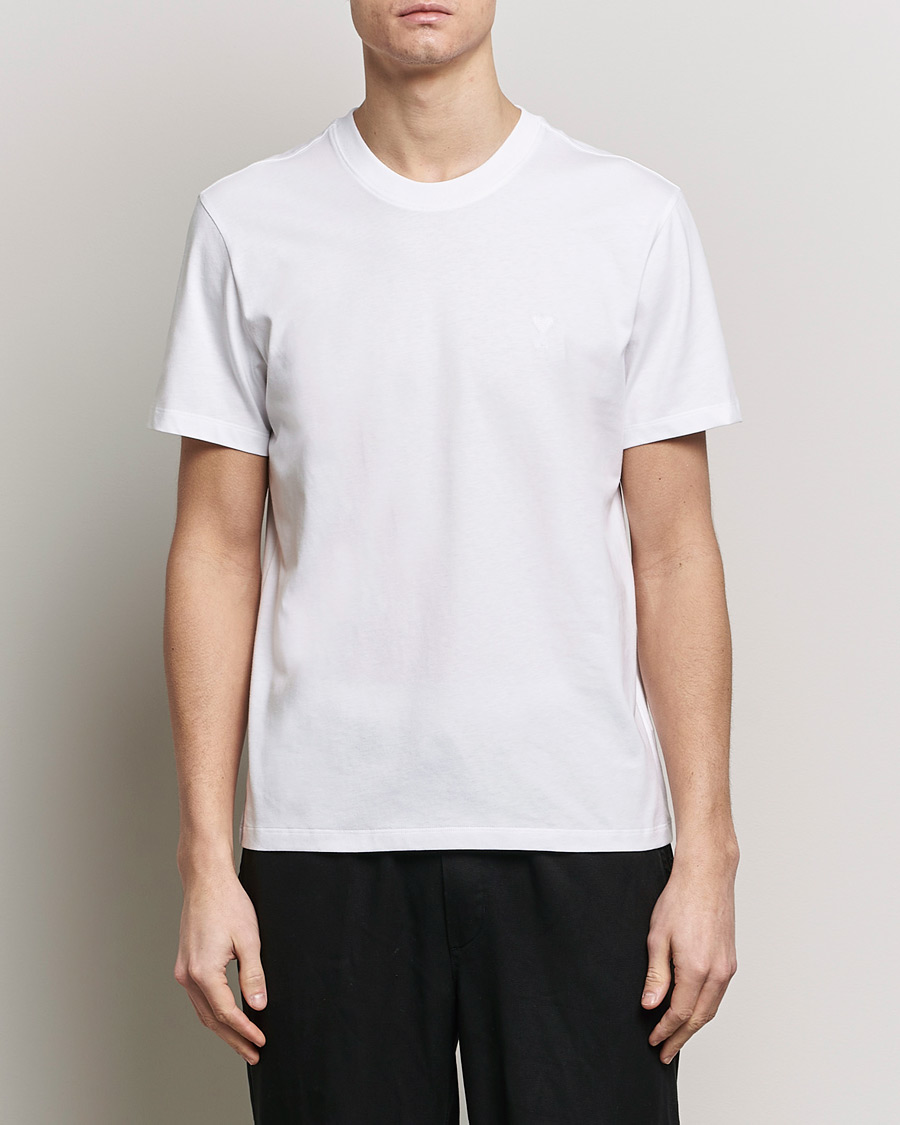 Men |  | AMI | Tonal Heart Logo T-Shirt White