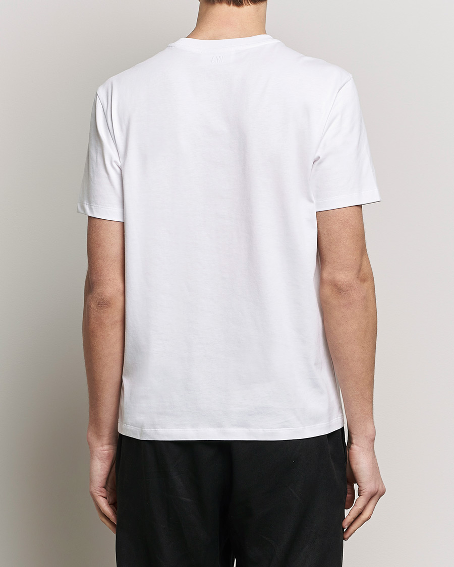 Men | T-Shirts | AMI | Tonal Heart Logo T-Shirt White