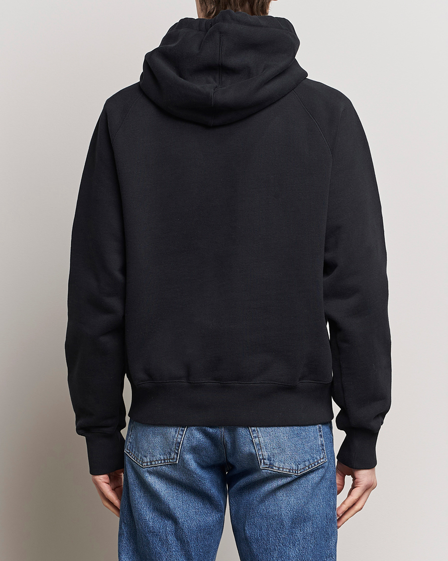 Men | Sweaters & Knitwear | AMI | Heart Logo Hoodie Black