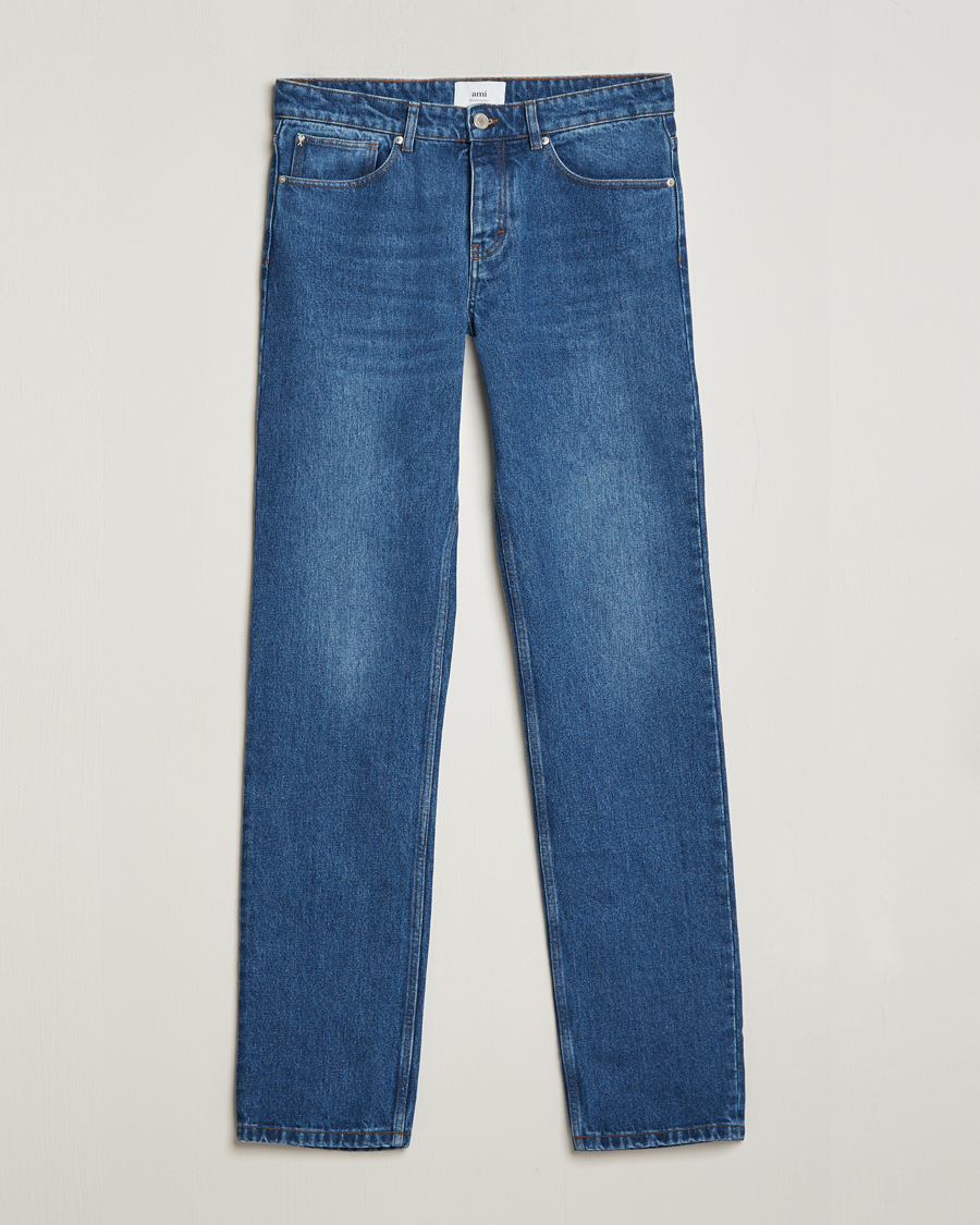 Men | Jeans | AMI | Classic Fit Jeans Used Blue