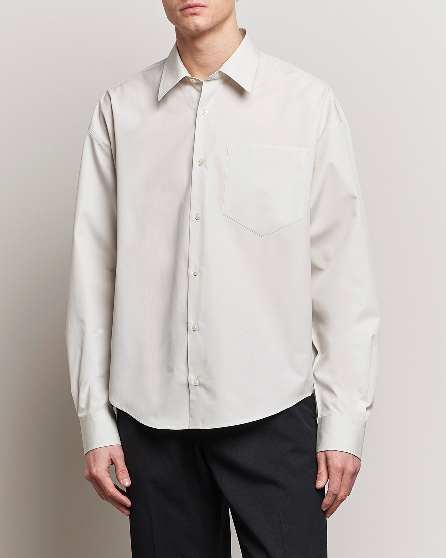 Men | Casual | AMI | Boxy Fit Shirt Chalk White