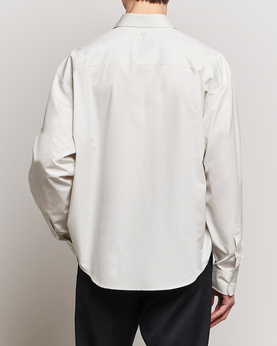 Men | Shirts | AMI | Boxy Fit Shirt Chalk White