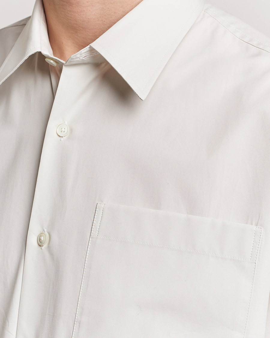 Men | Shirts | AMI | Boxy Fit Shirt Chalk White