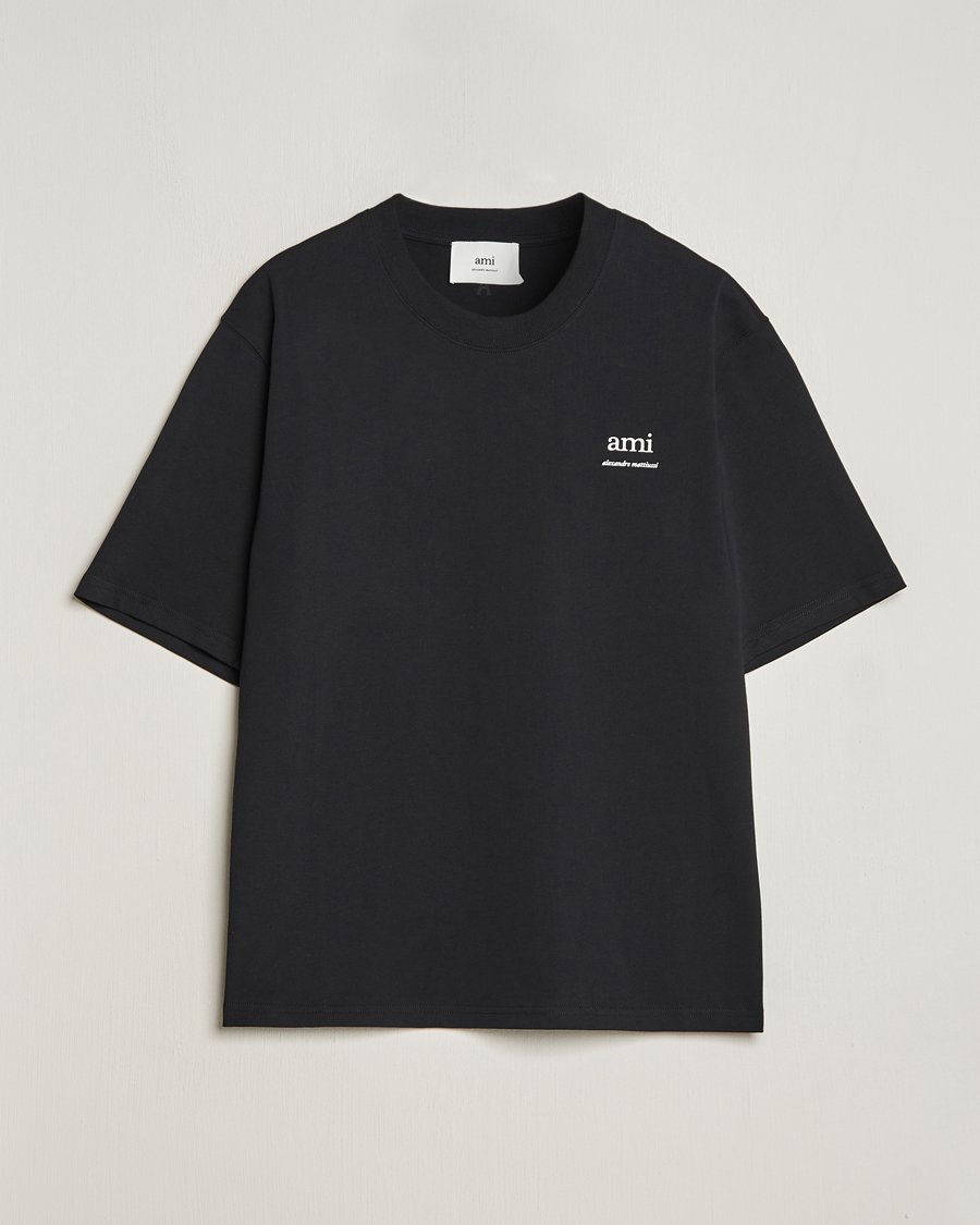 Men | T-Shirts | AMI | Logo T-Shirt Black