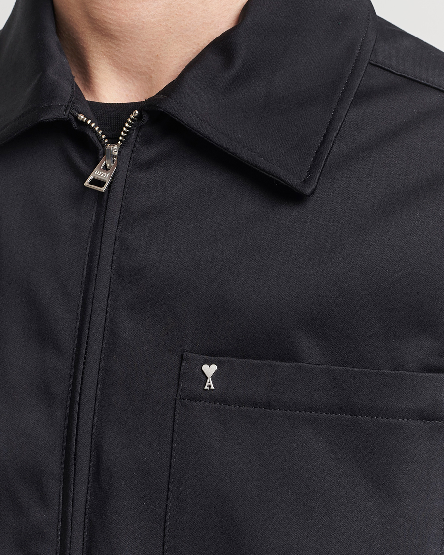 Men | Coats & Jackets | AMI | Zipped Jacket Black