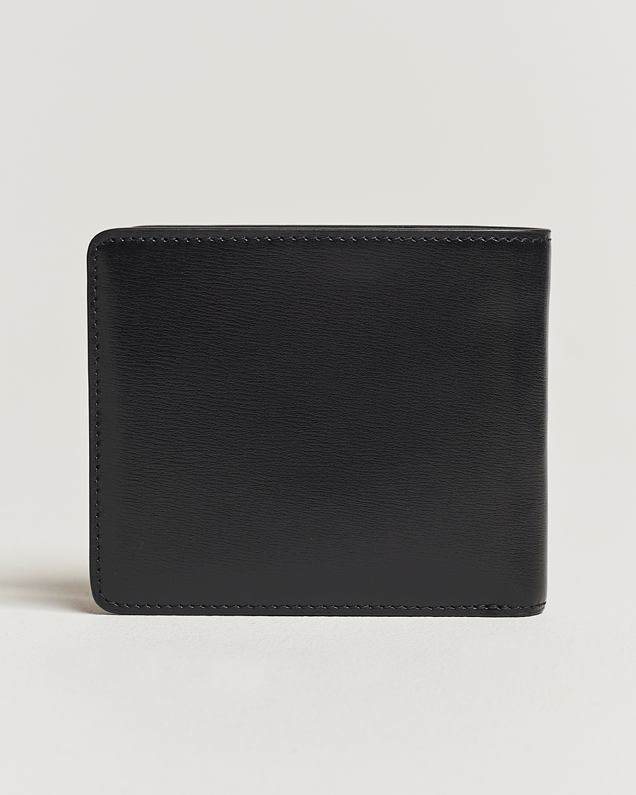 Men | AMI Tonal Heart Logo Leather Wallet Black | AMI | Tonal Heart Logo Leather Wallet Black