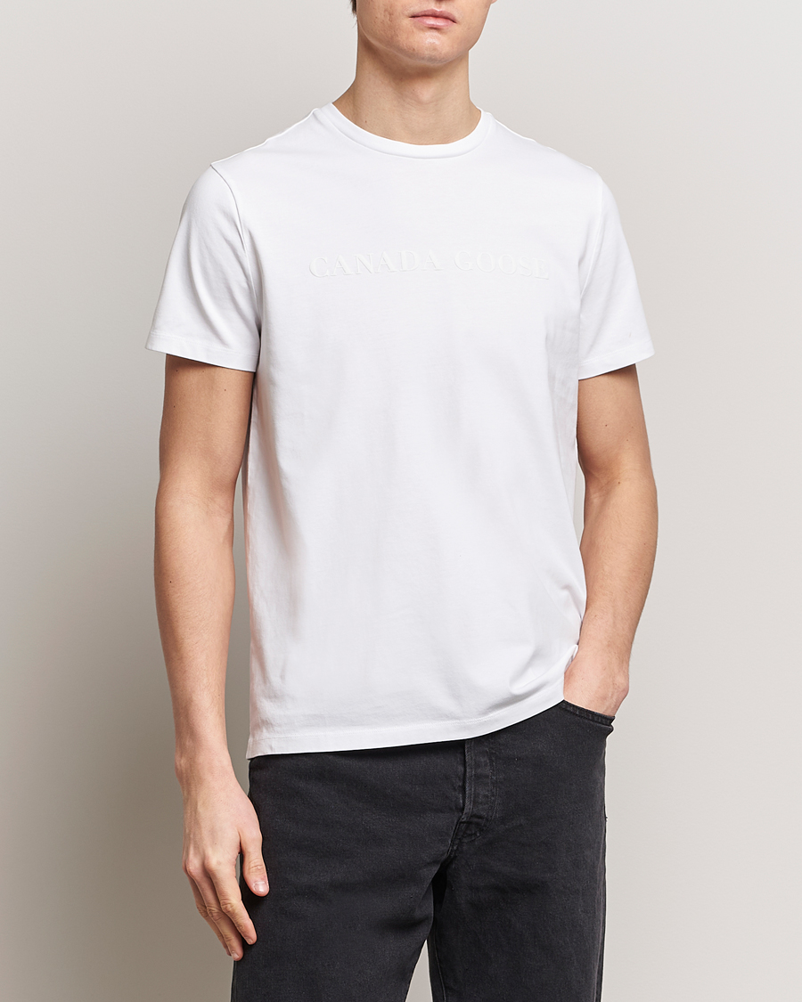 Men | T-Shirts | Canada Goose | Emersen Crewneck T-Shirt White