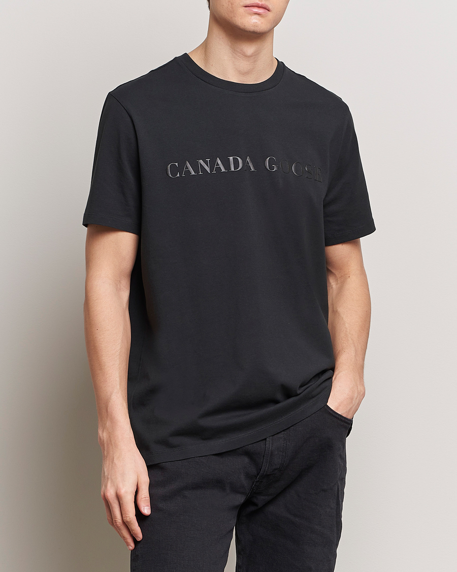 Men | T-Shirts | Canada Goose | Emersen Crewneck T-Shirt Black