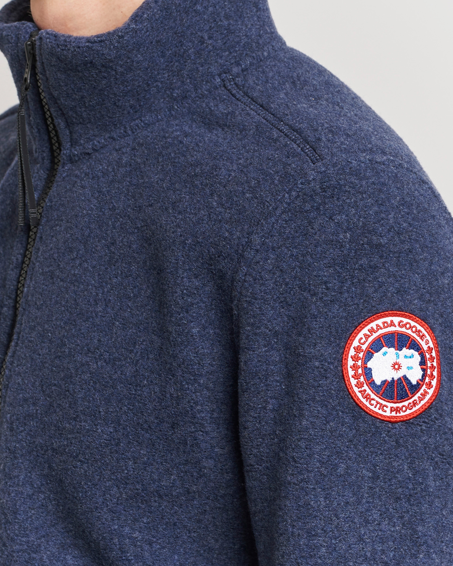 Men | Coats & Jackets | Canada Goose | Lawson Fleece Jacket Atlantic Navy