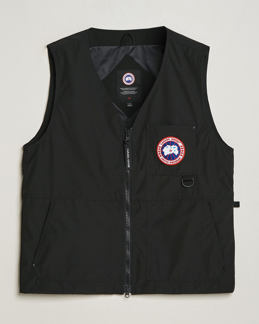 Men | Coats & Jackets | Canada Goose | Canmore Vest Black